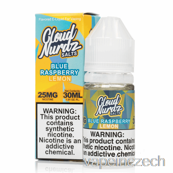 Modrá Malina Citron - Cloud Nurdz Salts - 30ml 25mg Vape Per